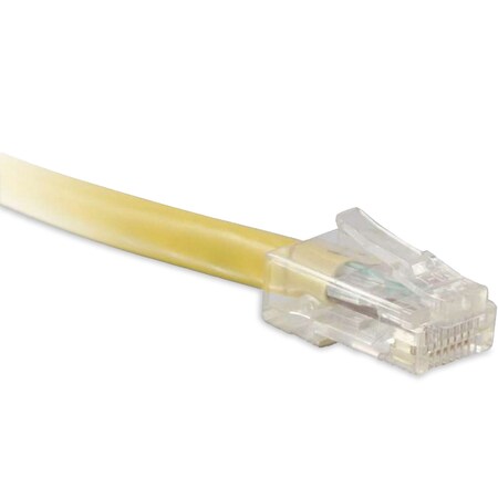 Enet Cat6 Yellow 10Ft No Boot Patch Cable C6-YL-NB-10-ENC